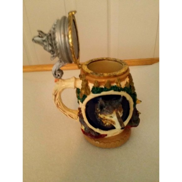 Vintage Mini Beer Stein Call of the Wild Beer Stein 5.5" Tall - Picture 7 of 8
